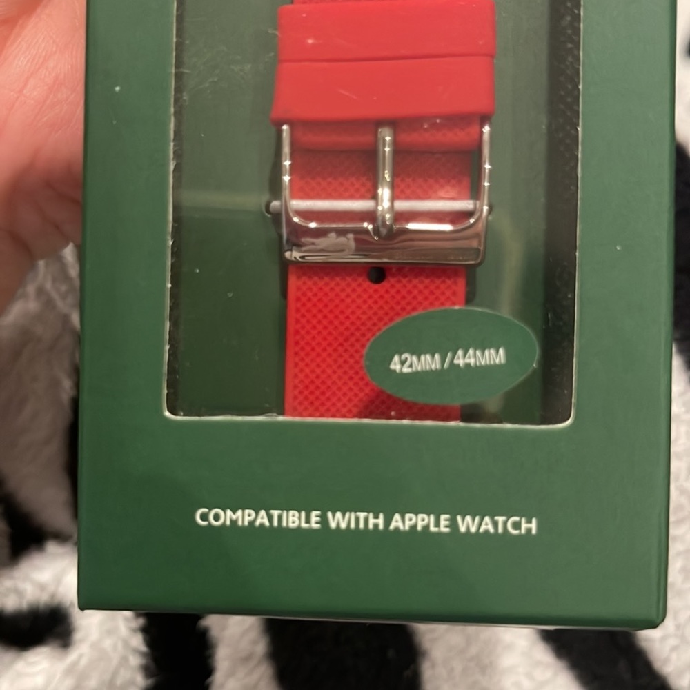 APPLE WATCH BAND 42MM/44MM LACOSTE RED - Picture 4 of 4